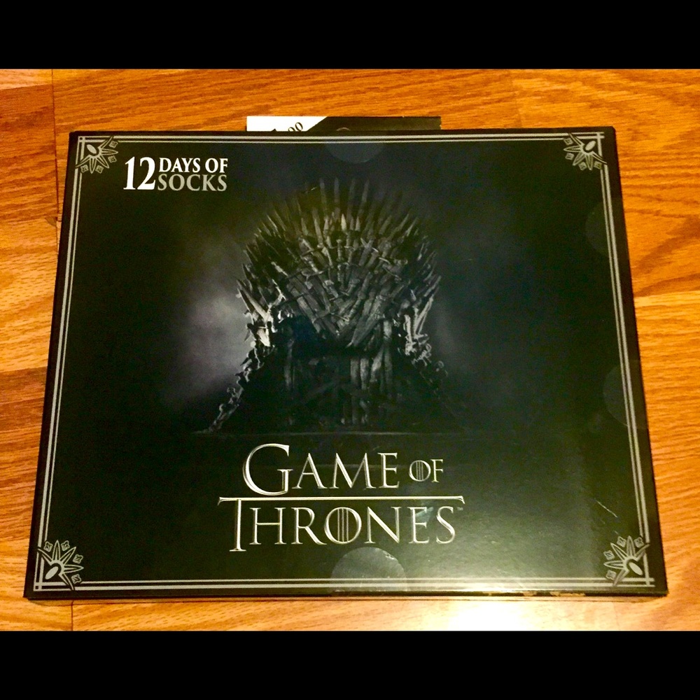 Game of Thrones 12 Days of Socks Advent Calendar